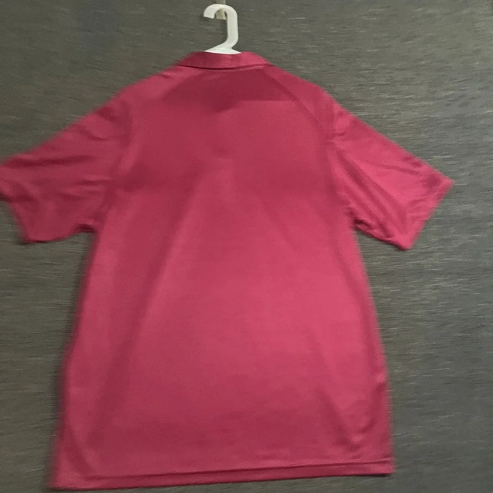 Nike Dri-FIT NCAA Lacrosse Polo Shirt Mens Large Maroon Short Sleeve‎ Athletic
